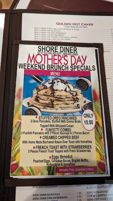 Menu Shore Diner - 0