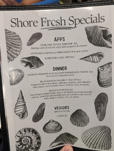 Menu Shore Fresh Seafood Market Restaurant - 0