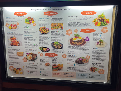 Menu Shorefyre Fresh Grill Bar At International Market Place - 0