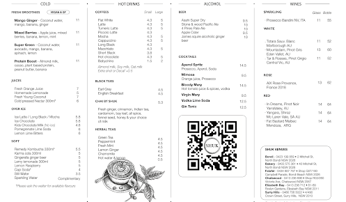 Menu Shuk Bondi - 5