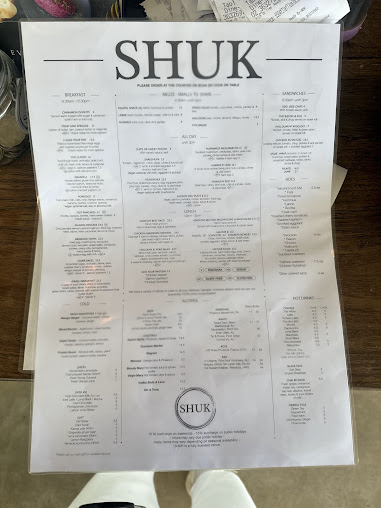Menu Shuk Bondi - 6