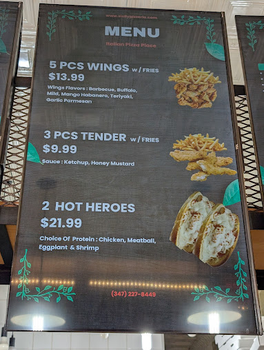 Menu Sicily Pizzeria - 1