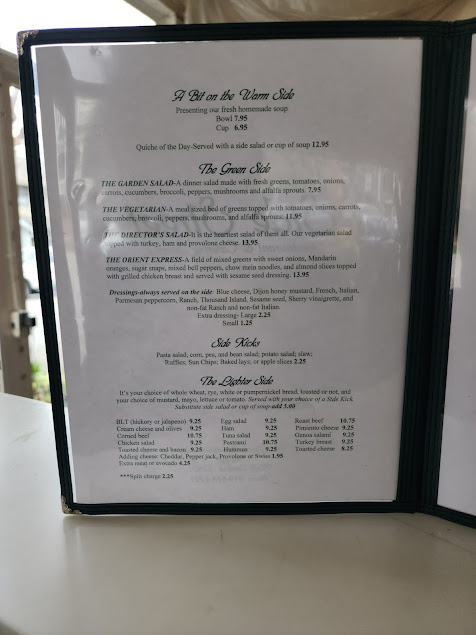 Menu Side Street Restaurant - 0