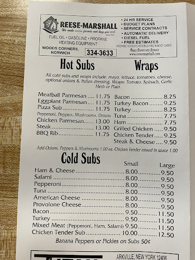 Menu Sidney Joe's - 0