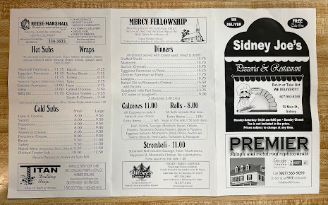 Menu Sidney Joe's - 5