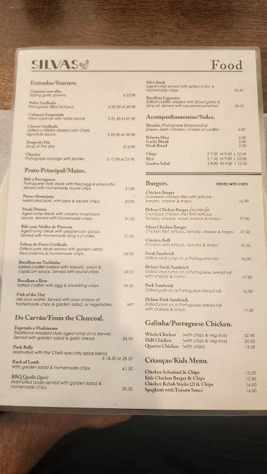Menu Silvas Restaurant - 5
