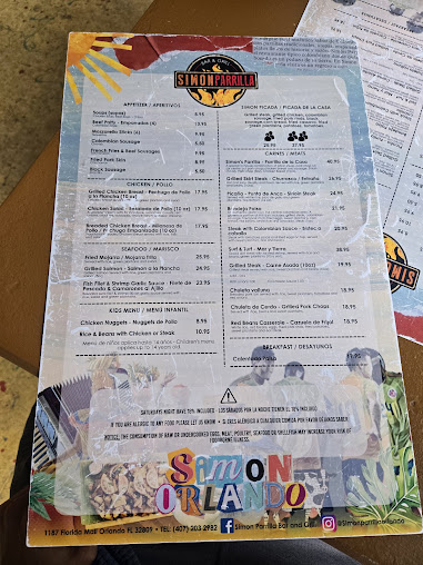 Menu Simon Parrilla Bar And Grill - 3