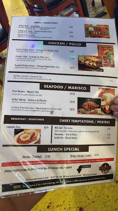 Menu Simon Parrilla Bar And Grill - 8