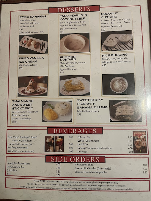 Menu Simply Thai Restaurant - 2