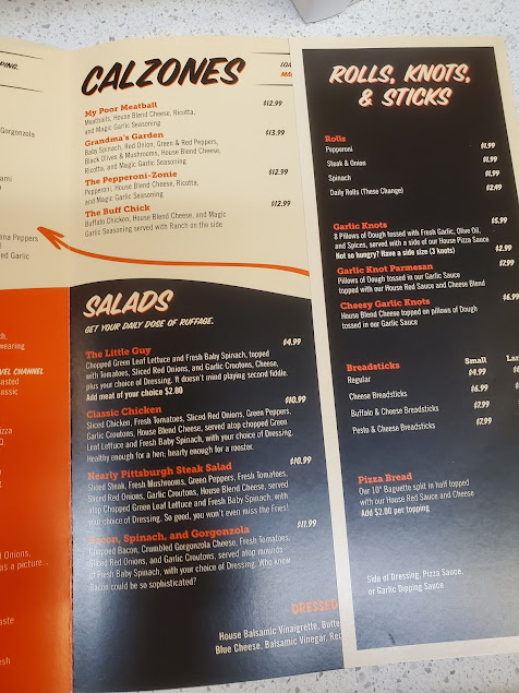 Menu Slice On Broadway East Liberty - 2