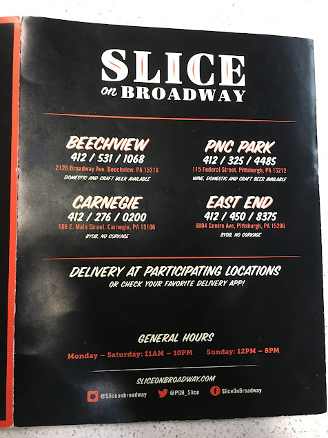 Menu Slice On Broadway East Liberty - 5