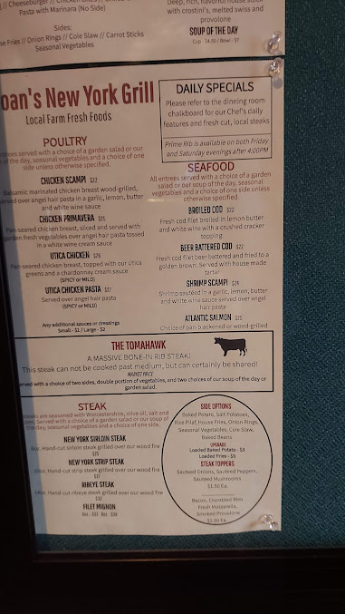 Menu Sloan's New York Grill - 4