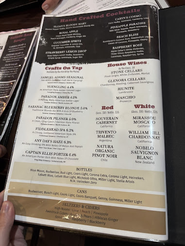Menu Sloan's New York Grill - 5