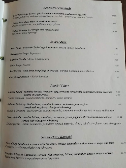Menu Smakosz Restaurant - 8