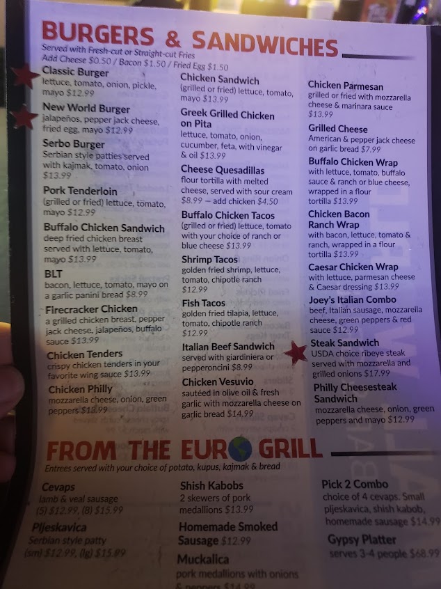 Menu Small World Bar And Grill - 3