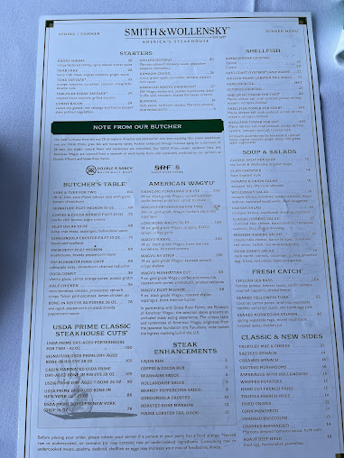 Menu Smith & Wollensky - Boston - 3