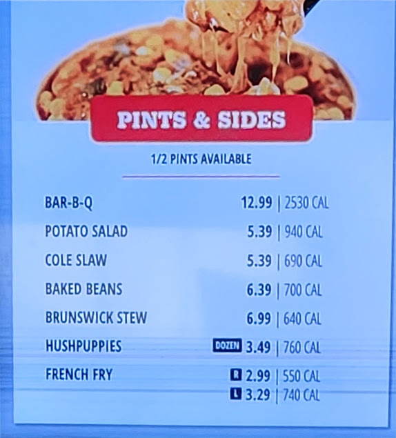 Menu Smithfields Chicken N Bar B Q Smithfield - 0