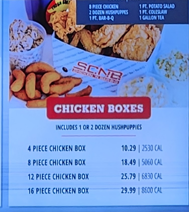 Menu Smithfields Chicken N Bar B Q Smithfield - 2