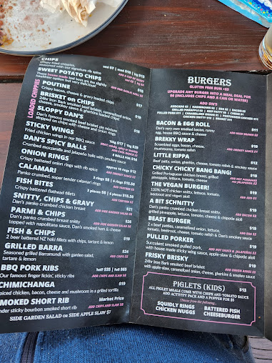 Menu Smokey Dan's - 2