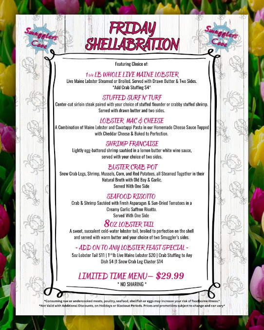 Menu Smuggler's Cove - 0