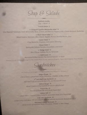 Menu Smuggler's Cove - 4