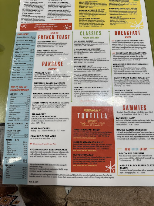 Menu Snooze An Am Eatery Lubbock - 4