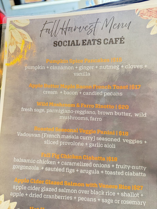 Menu Social Eats Café - 3