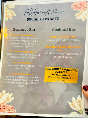 Menu Social Eats Café - 4
