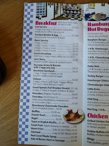 Menu Soda Jerks - 1