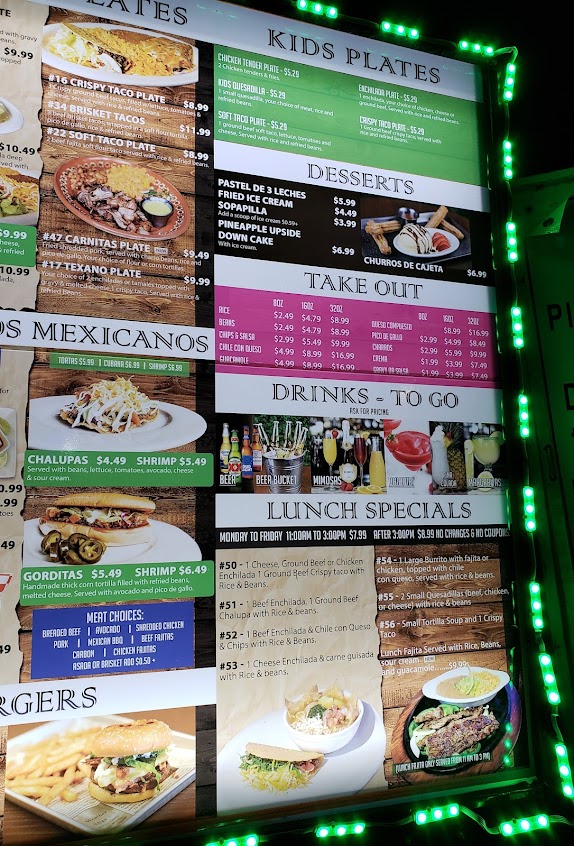 Menu Sol De Jalisco N Main Street - 1
