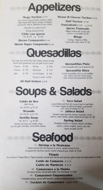 Menu Sol De Jalisco N Main Street - 4