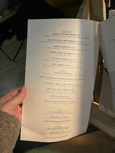 Menu Sonder - 4