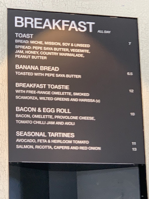 Menu Sonoma Bakery - 1