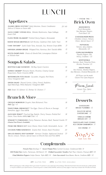 Menu Sonsie - 3