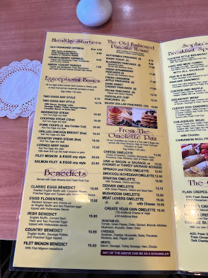 Menu Sophias House Of Pancakes Michigan City - 1