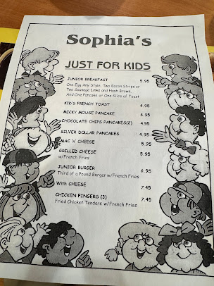 Menu Sophias House Of Pancakes Michigan City - 7
