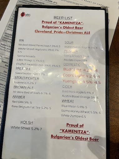 Menu Sophie's Grill And Bar - 7