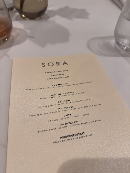 Menu Sora - 3