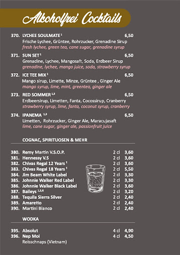 Menu Soulmate Vietnamesisches Restaurant - 9