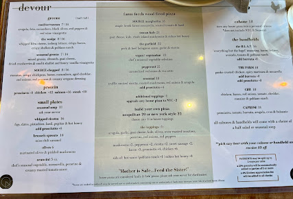 Menu Source Restaurants - 1