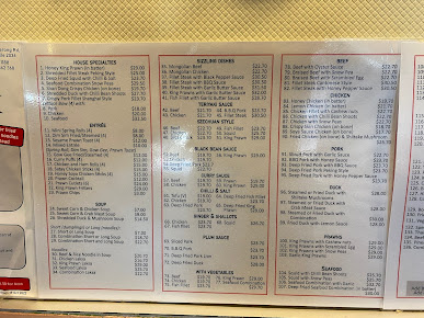 Menu Southpoint Chinese Restaurant - 1