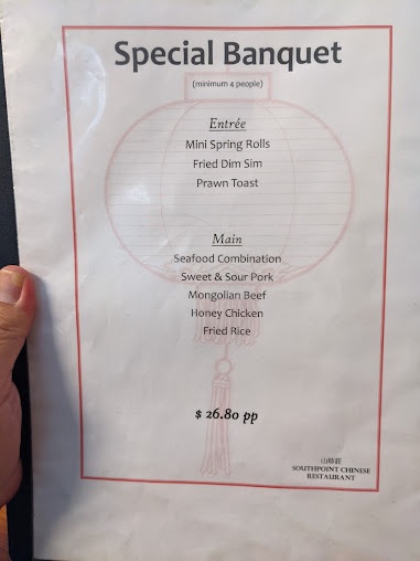 Menu Southpoint Chinese Restaurant - 7