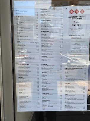 Menu Southpoint Chinese Restaurant - 8