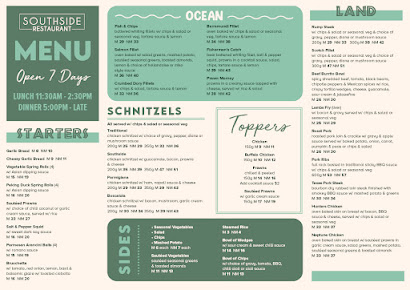 Menu Southside Restaurant - 2