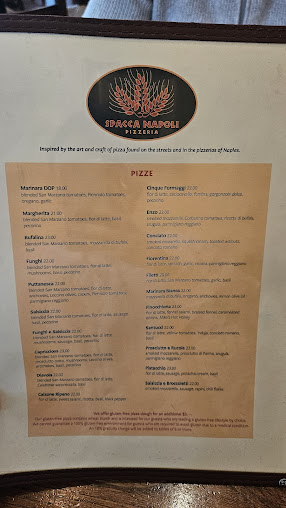 Menu Spacca Napoli Pizzeria - 7