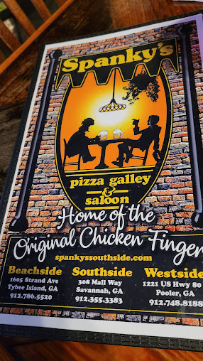 Menu Spankys Southside Pizza Galley And Saloon - 1