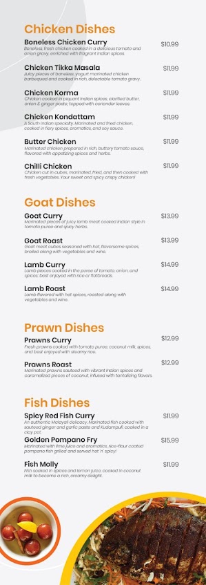 Menu Spices Of India Kitchen Restaurant Catering - 0