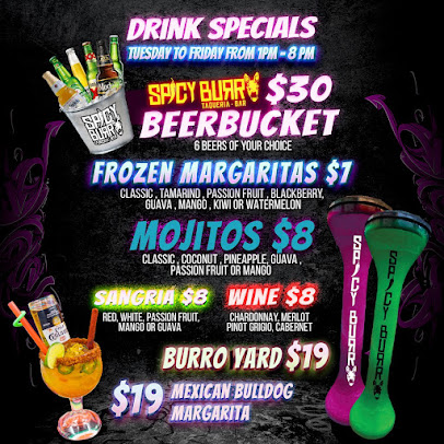 Menu Spicy Burro Mexican Restaurant Bar - 1