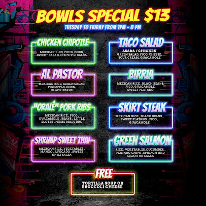Menu Spicy Burro Mexican Restaurant Bar - 6