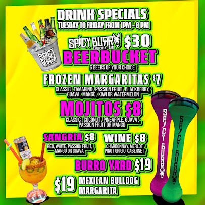 Menu Spicy Burro Mexican Restaurant Bar - 7
